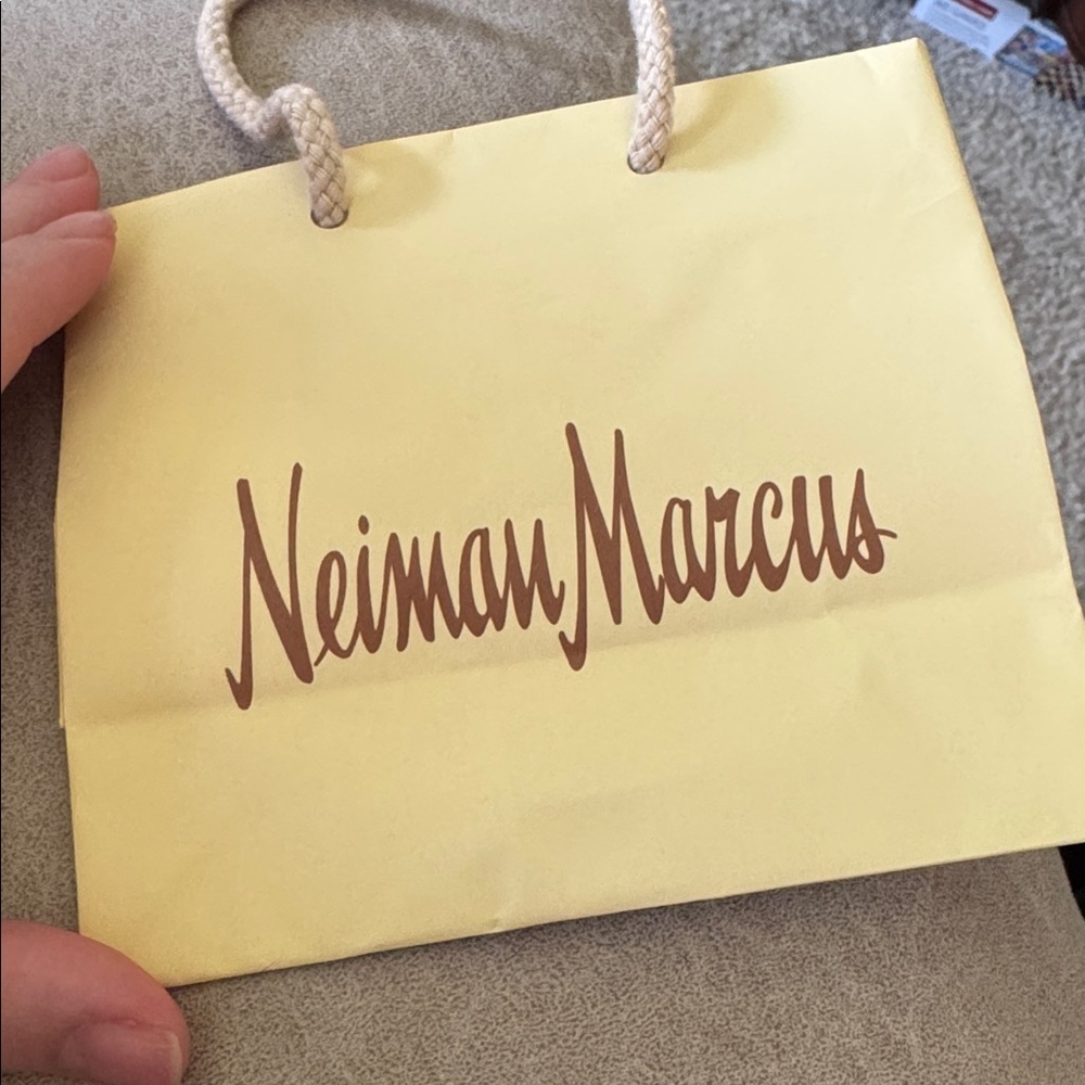 Authentic Neiman Marcus Light Yellow Extra Small Bag - EUC - Picture 2 of 3